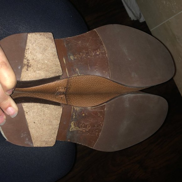 Tory Burch Riding Boots Tan Tall - Picture 9 of 9